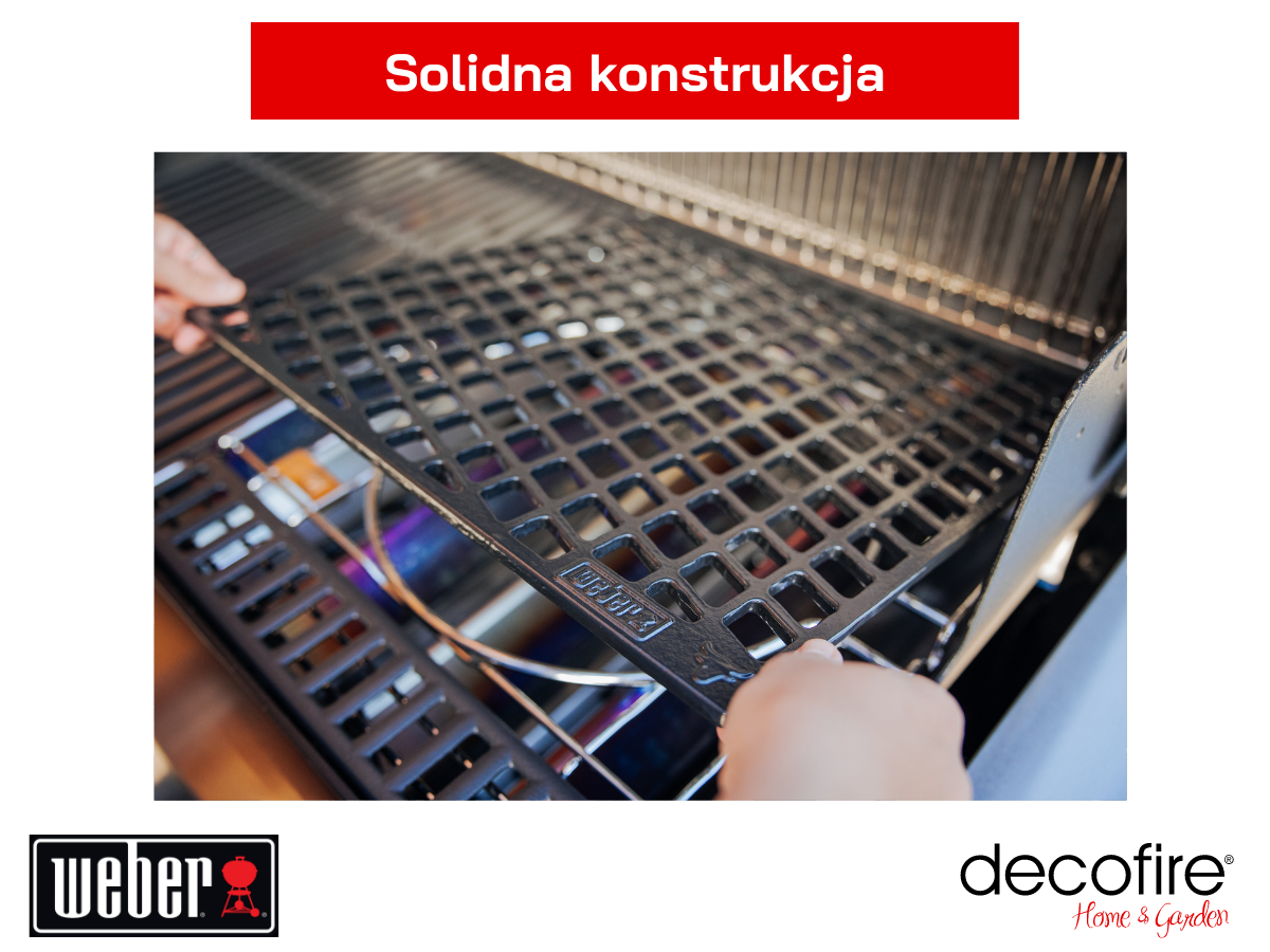 Ruszt do opiekania Weber CRAFTED z żeliwa