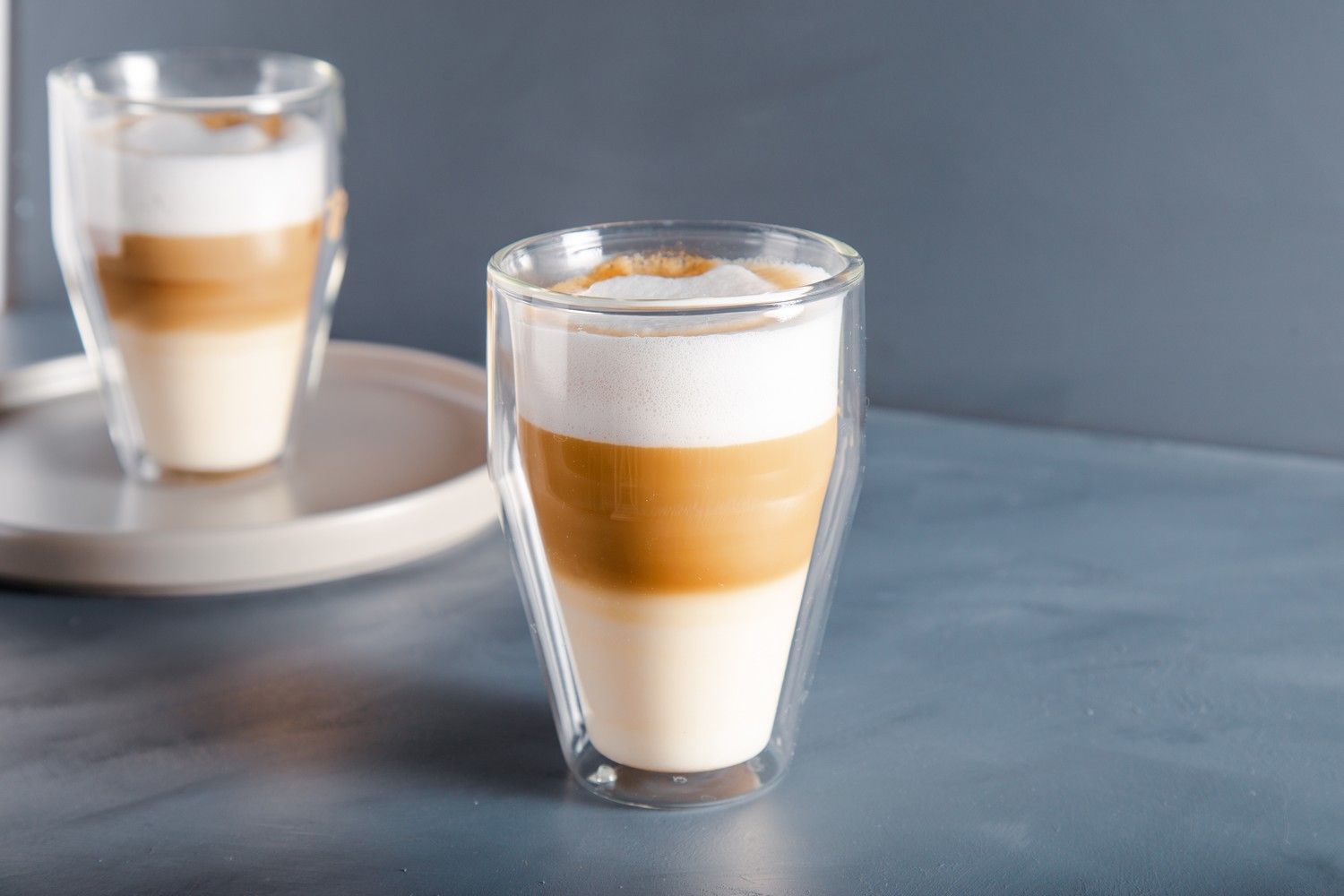 Dwie porcje Latte Macchiato