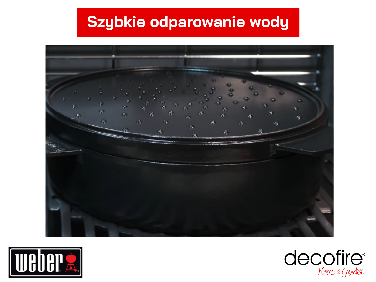 Gourmet BBQ System kociołek żeliwny
