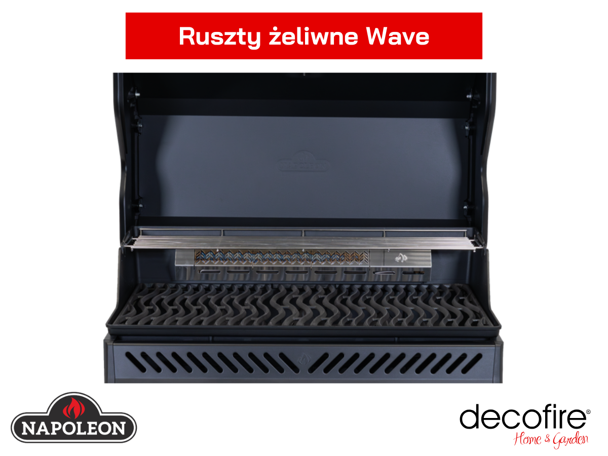 Falowany ruszt żeliwny Wave