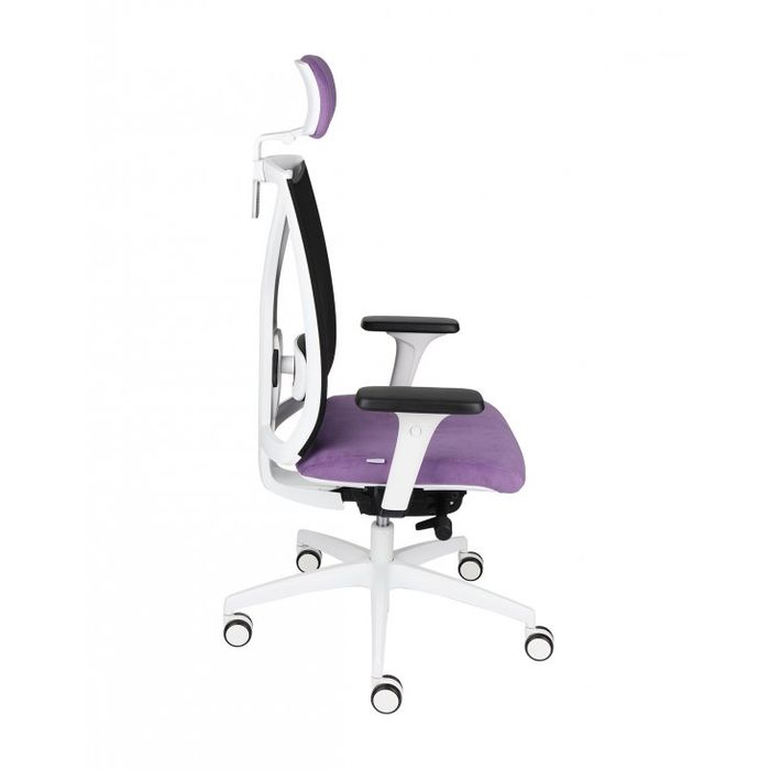 Fotel biurowy Grospol Valio WS HD chrome white Medley - 12 kolorów