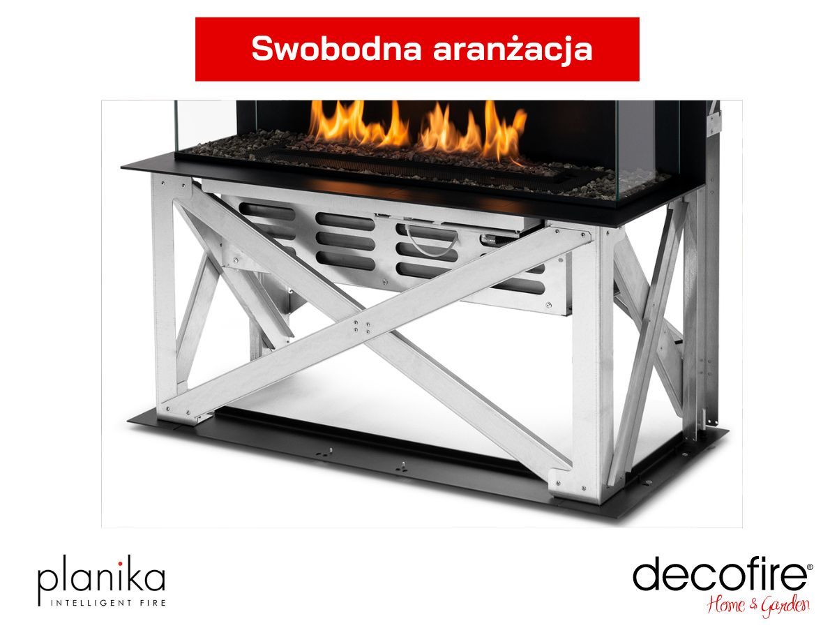 Biokominek automatyczny Stone Core - swobodna aranżacja