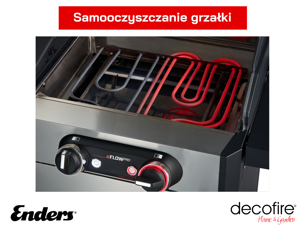 Samooczyszczanie grilla Enders eFlow