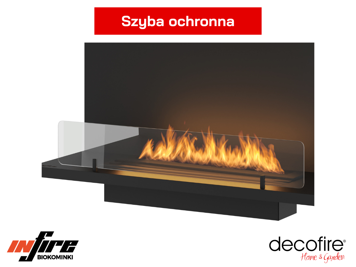 Biokominek Infire INSIDE C800 Vers2 z szybą ochronną