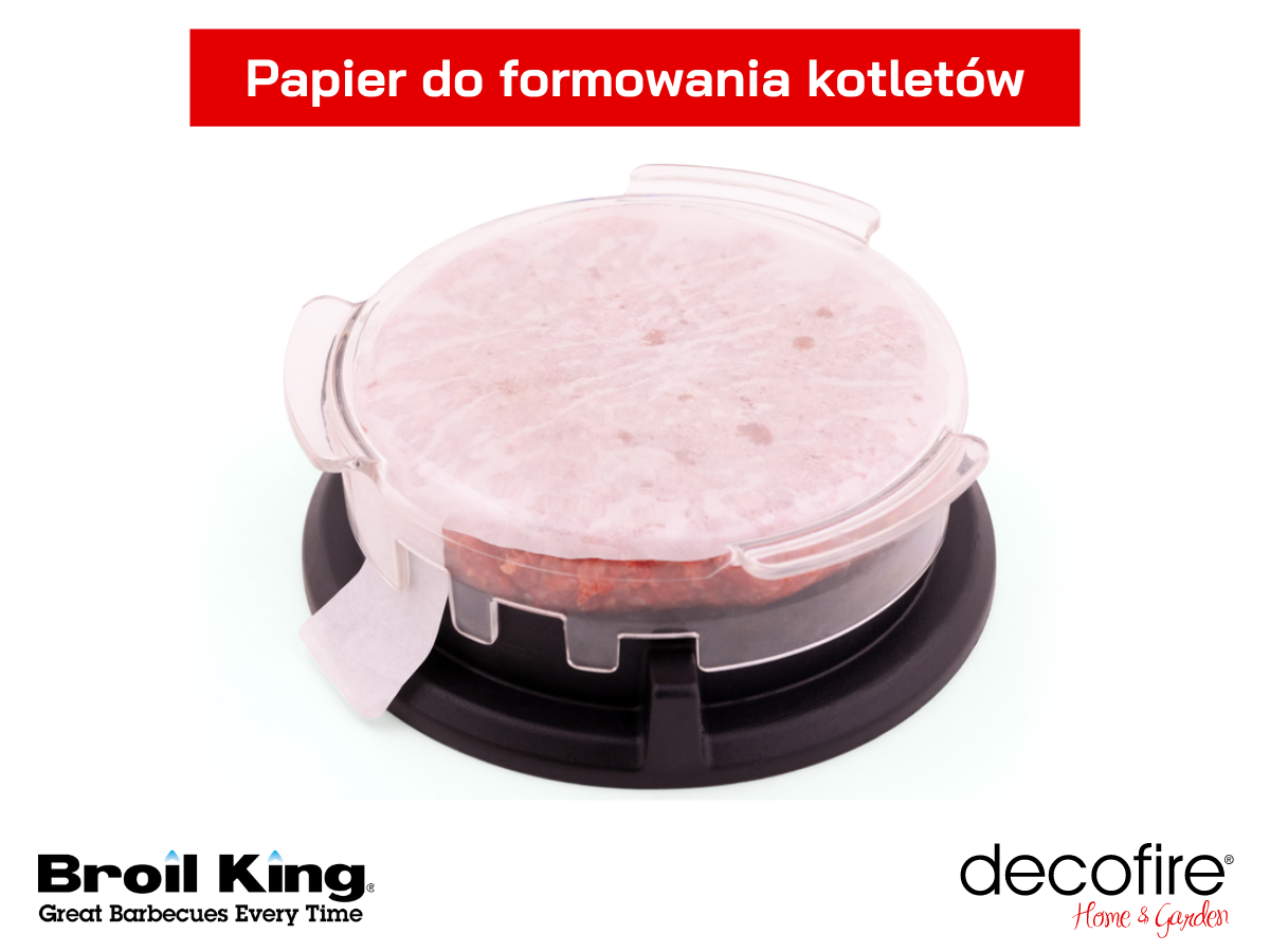 Papier do formowania idealnych kotletów