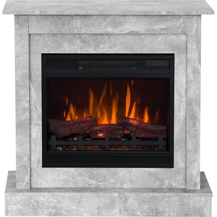 Aflamo kominek elektryczny portalowy Vigo beton LED 60 2D Classic, LED 60 3D