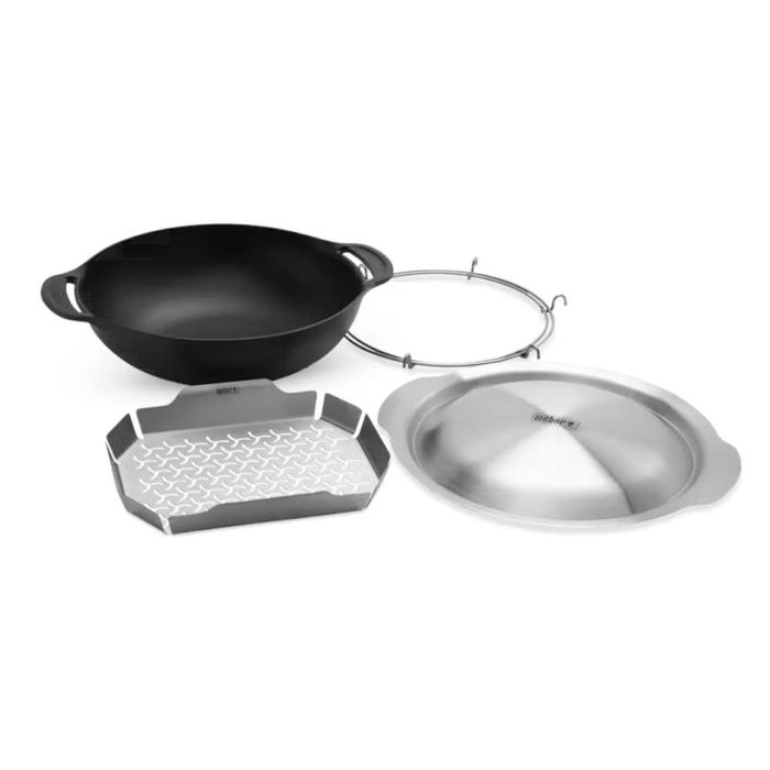 Wok i koszyk do gotowania na parze Weber CRAFTED (7607)