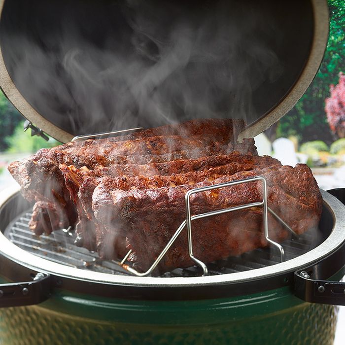 Kosz do pieczeni / stojak do żeberek, mały Big Green Egg Medium / Small (117557)