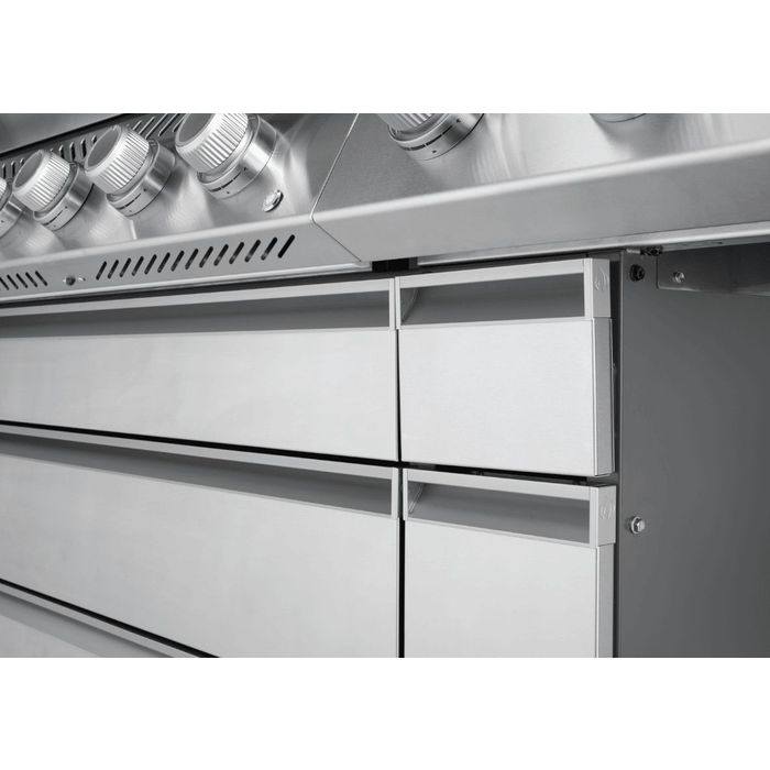 Grill gazowy Napoleon Prestige PRO 665 z palnikiem rożna i palnikiem bocznym Sizzle Zone (PRO665VXRSIBPSS-PL)
