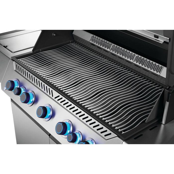 Grill gazowy Napoleon Prestige 665 Connected RSIB z palnikiem rożna i palnikiem bocznym Sizzle Zone WIFI (P665VXRSIBPSS-PL)