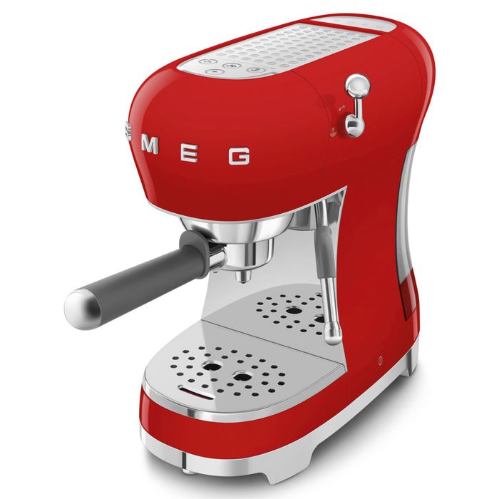 Ekspres kolbowy 50's style Czerwony Smeg (ECF02RDEU)