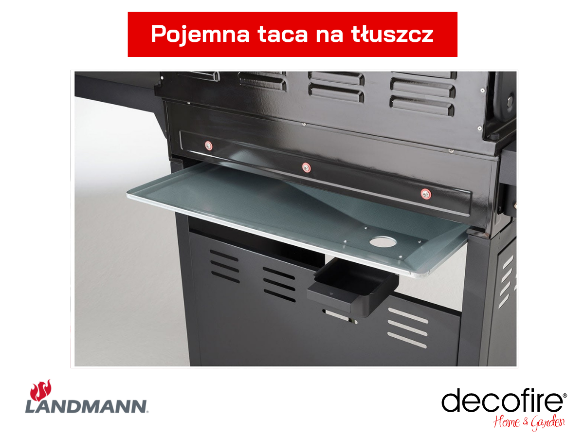 Taca ociekowa w grillu Landmann Triton PTS 4.1