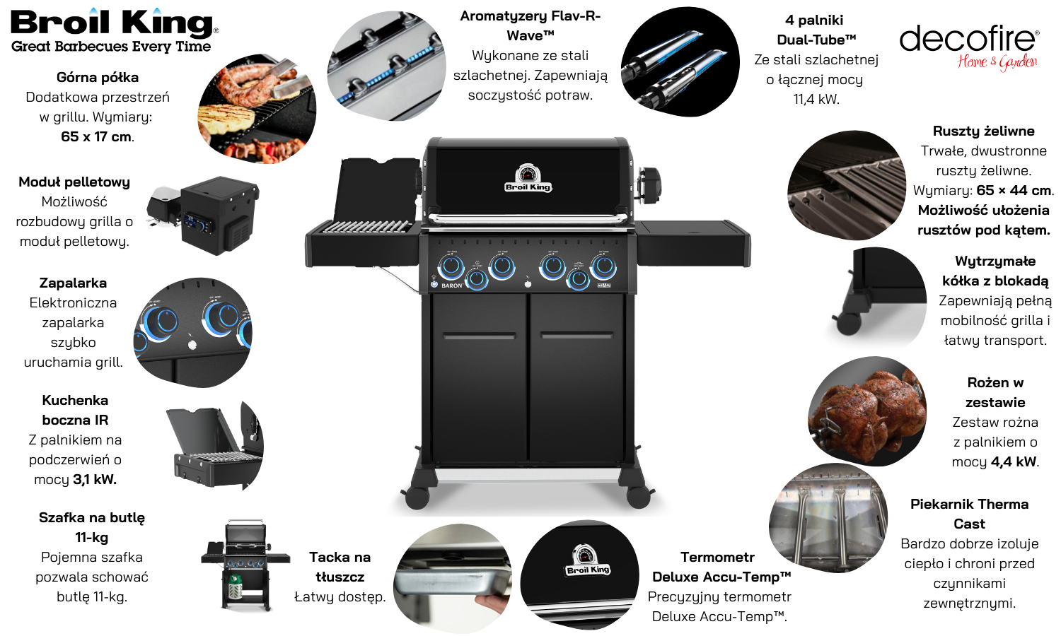 Grill gazowy Baron 490 IRX Shadow Broil King
