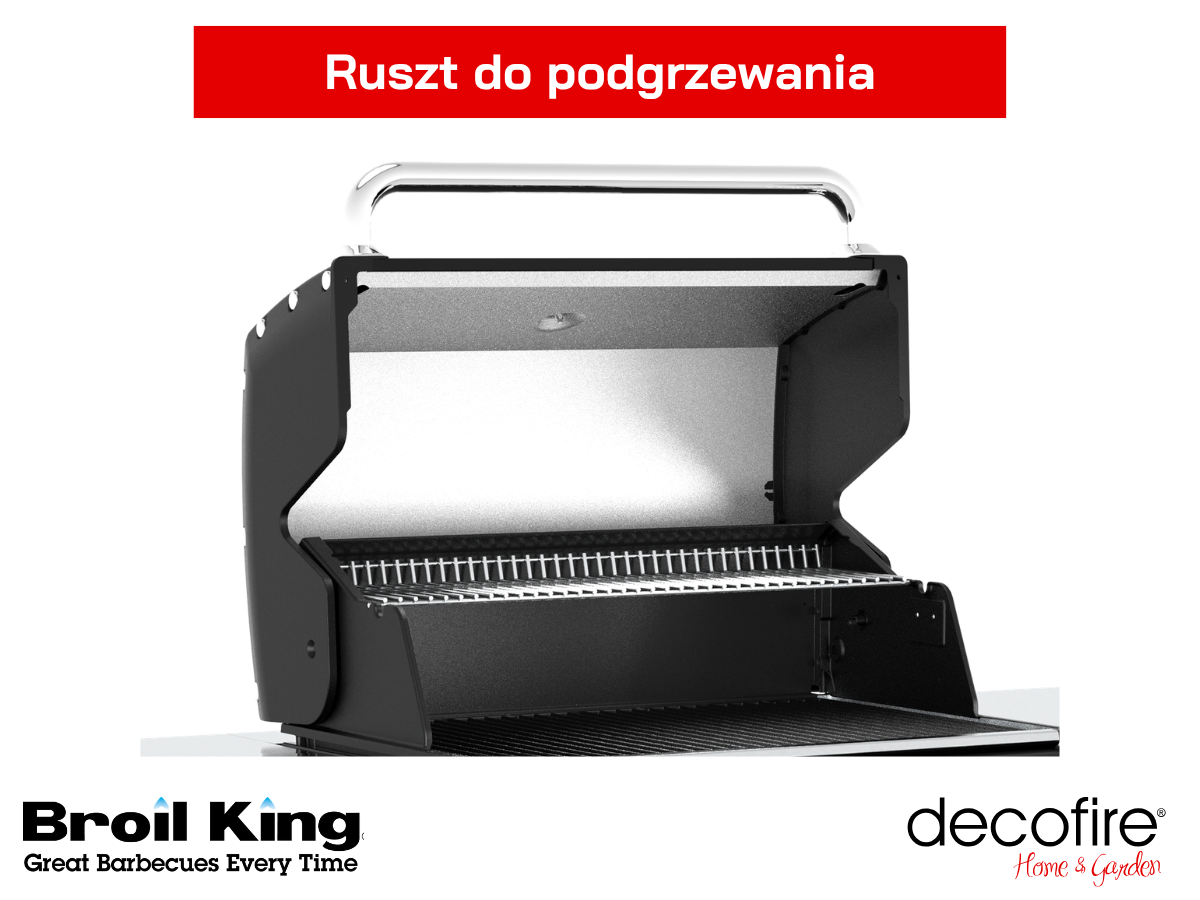 Górna półka idealna do podgrzewania potraw