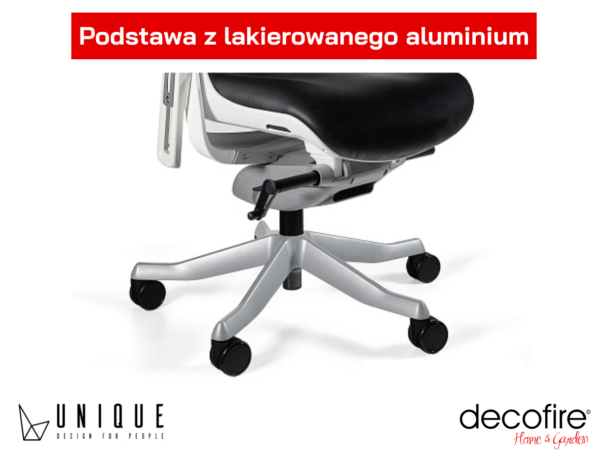Wytrzymała podstawa z lakierowanego aluminium