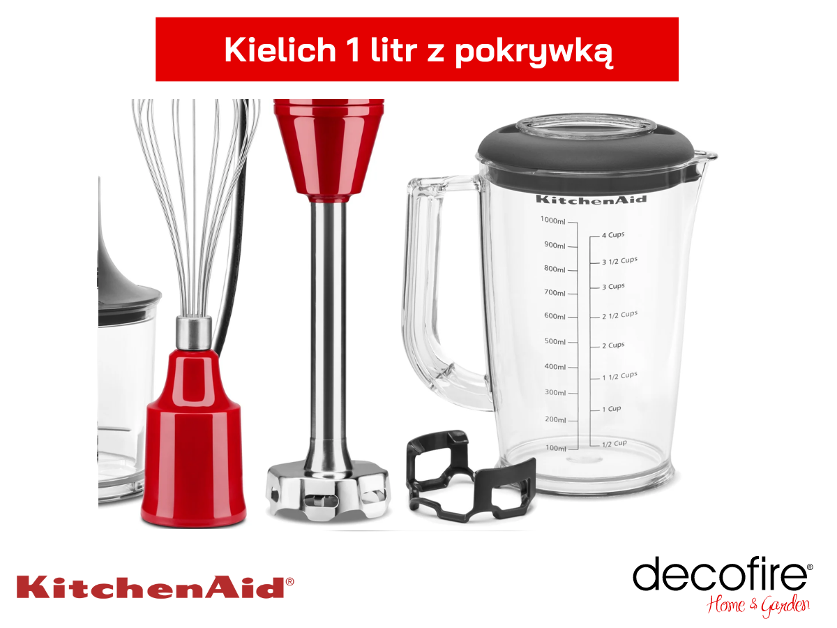 Kielich o pojemności 1 litra w zestawie z blenderem Charcoal Grey