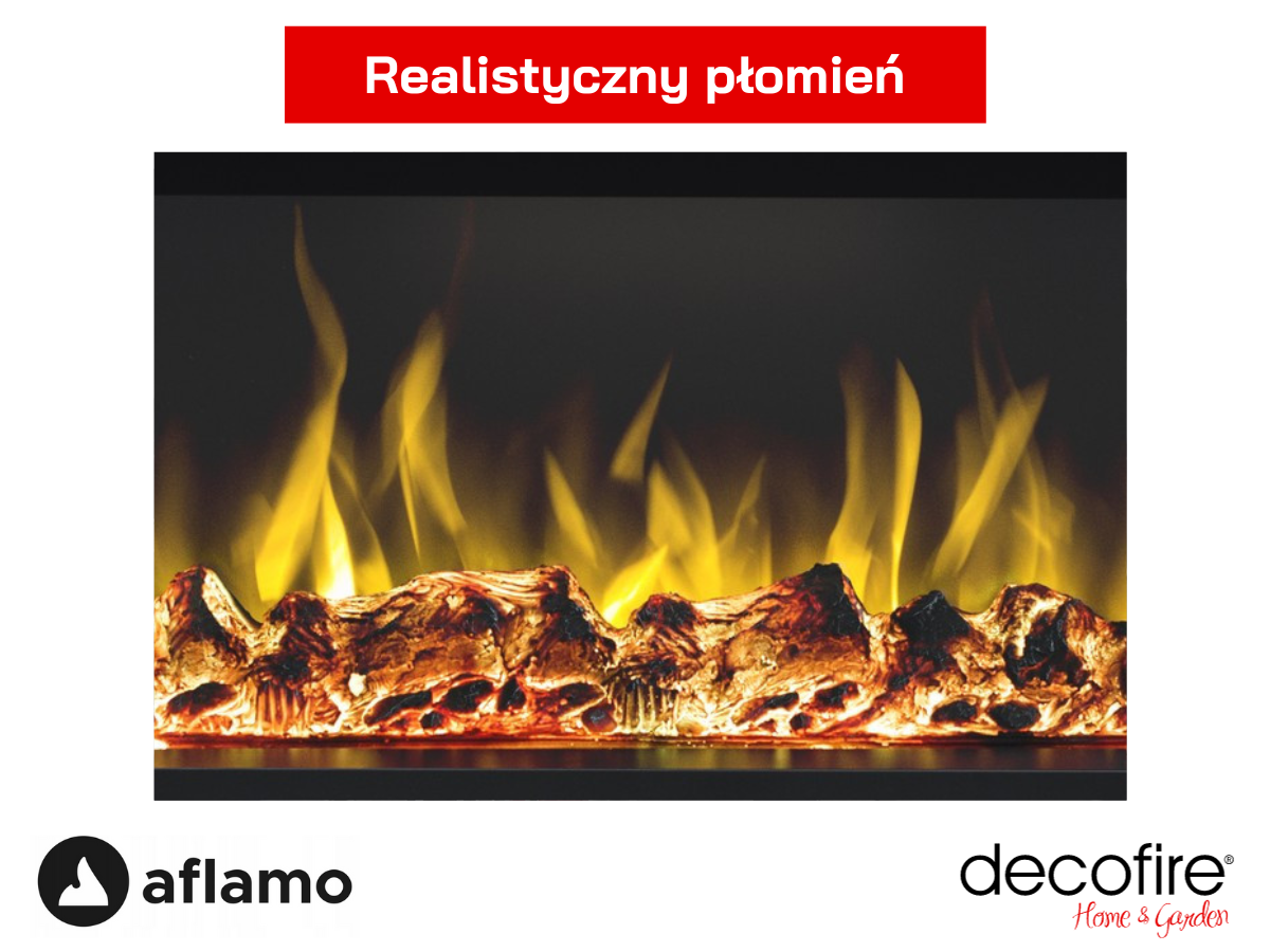 Realistyczny ogień w kominku Aflamo Imperial