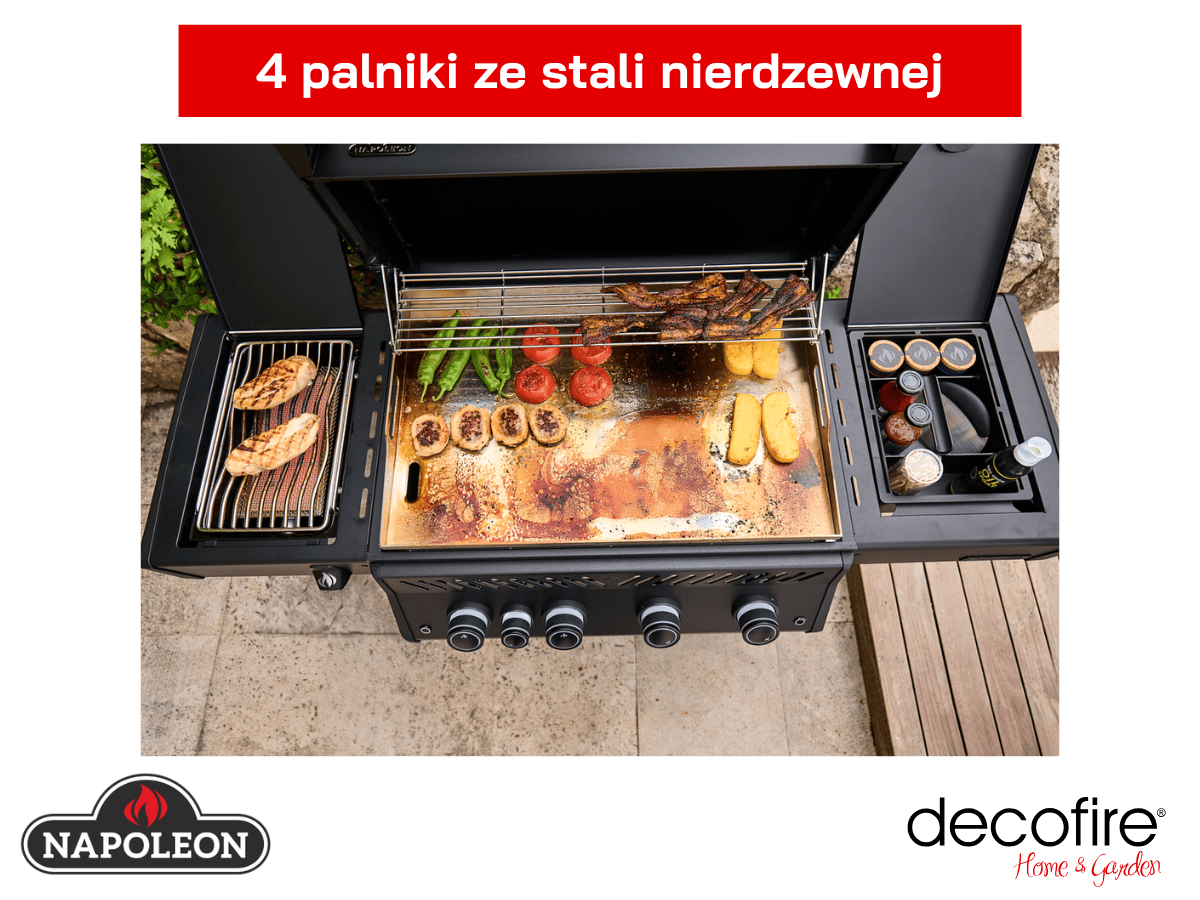 Wydajne palniki ze stali nierdzewnej
