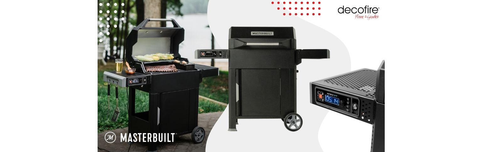Cyfrowy grill węglowy i wędzarnia Masterbuilt AutoIgnite™ Series 545 – przewodnik po najważniejszych funkcjach