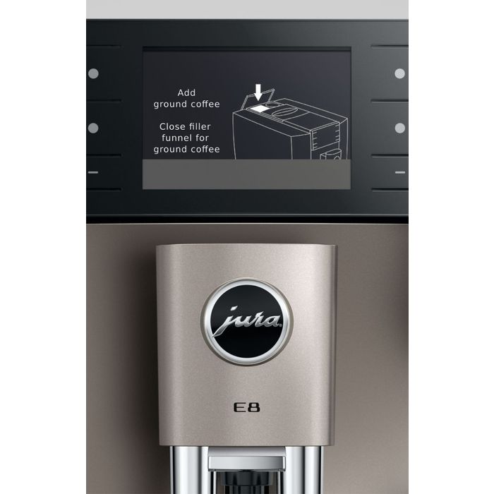 Ekspres do kawy Jura E8 Midnight Silver (ED) (15712)