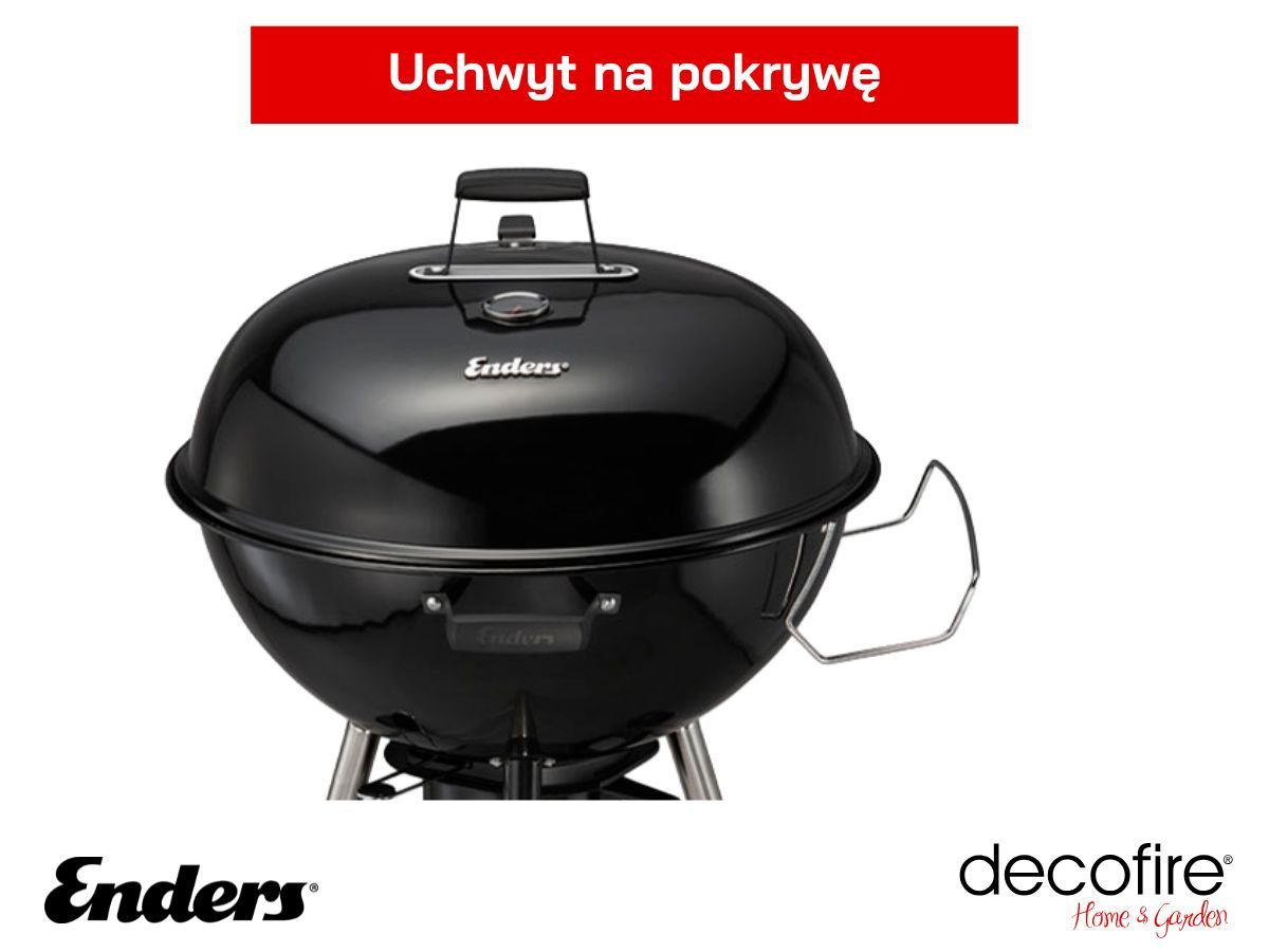 Praktyczny uchwyt na pokrywę – wygoda i wolne ręce podczas grillowania