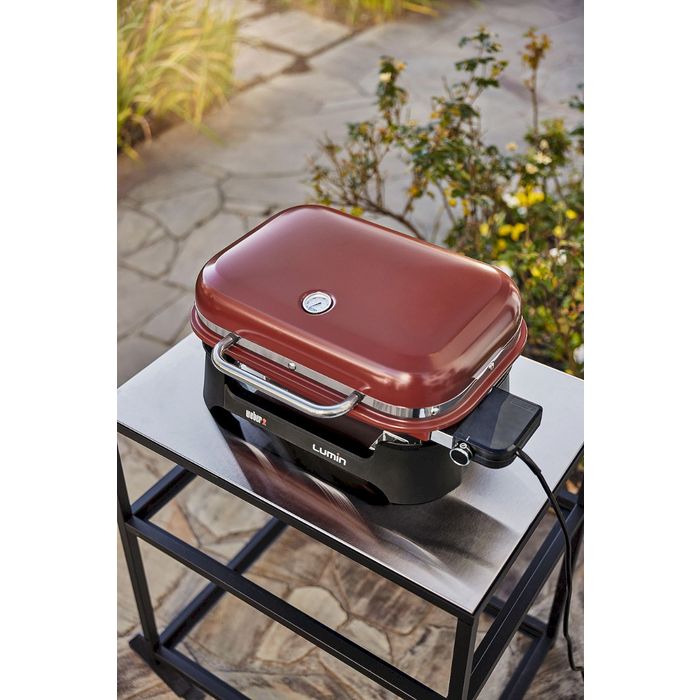 Grill elektryczny Weber Lumin purpurowy (92040979)