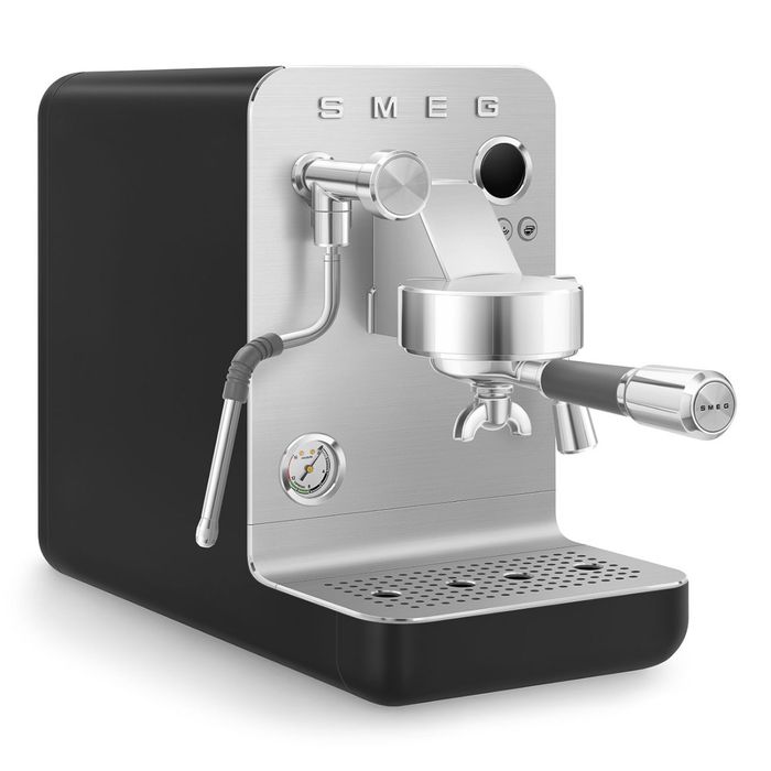 Kolbowy ekspres do kawy Minipro Czarny Smeg (EMC02BLMEU)