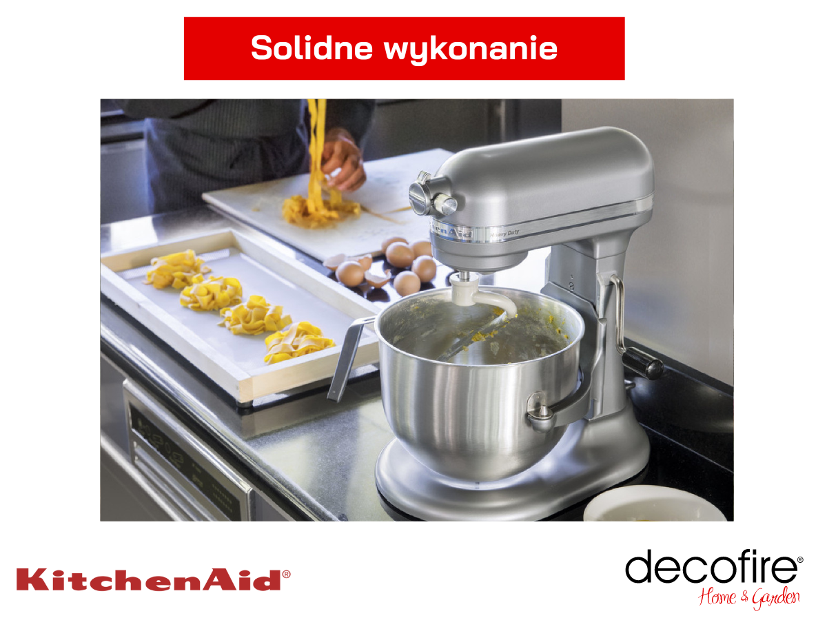 Metalowy mikser Heavy Duty 7 Silver KitchenAid 