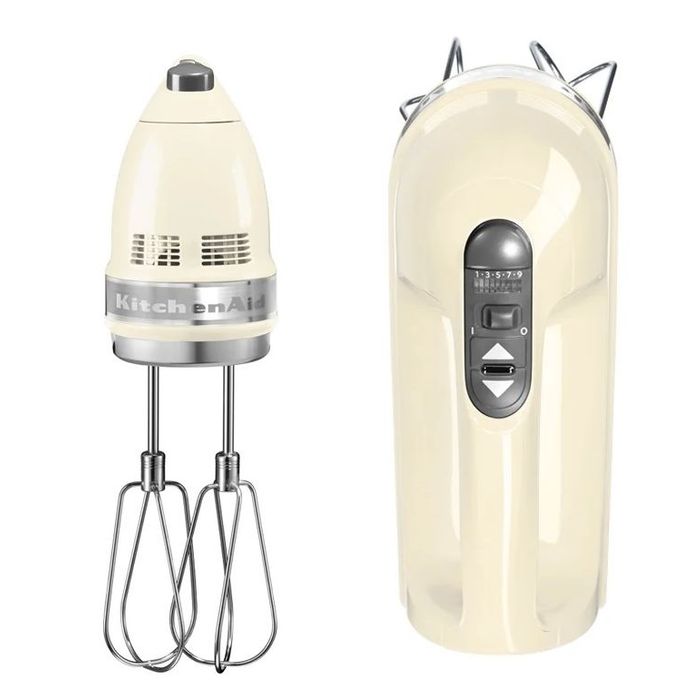 Mikser 9-biegowy ręczny Almond Cream KitchenAid (5KHM9212EAC)