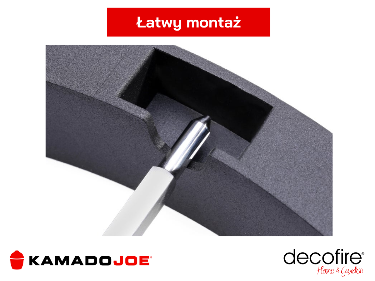 Rożen elektryczny Joe Tisserie Kamado Joe – Classic Joe: łatwy montaż