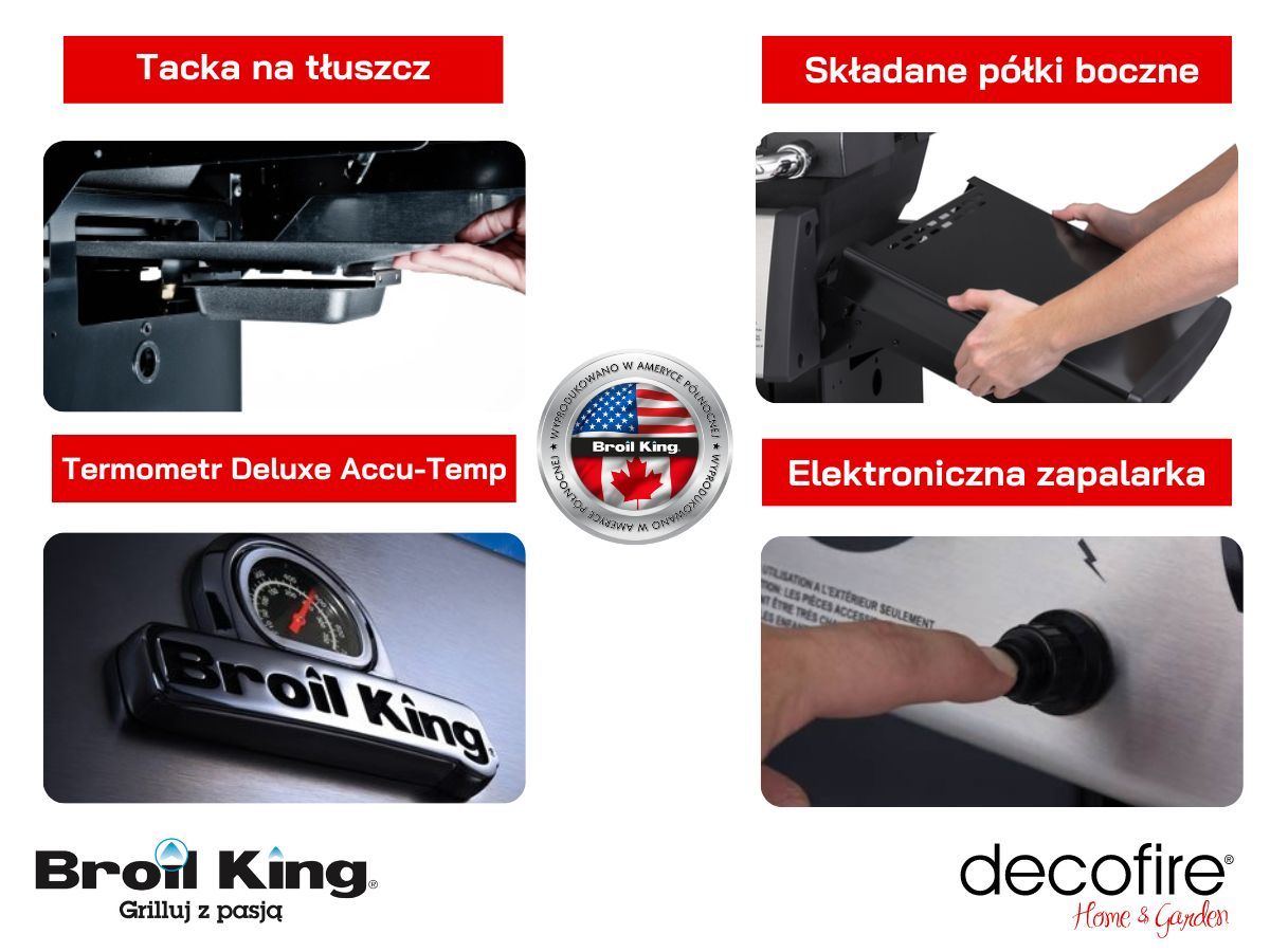 Dodatkowe elementy grilla gazowego Broil King Royal 340