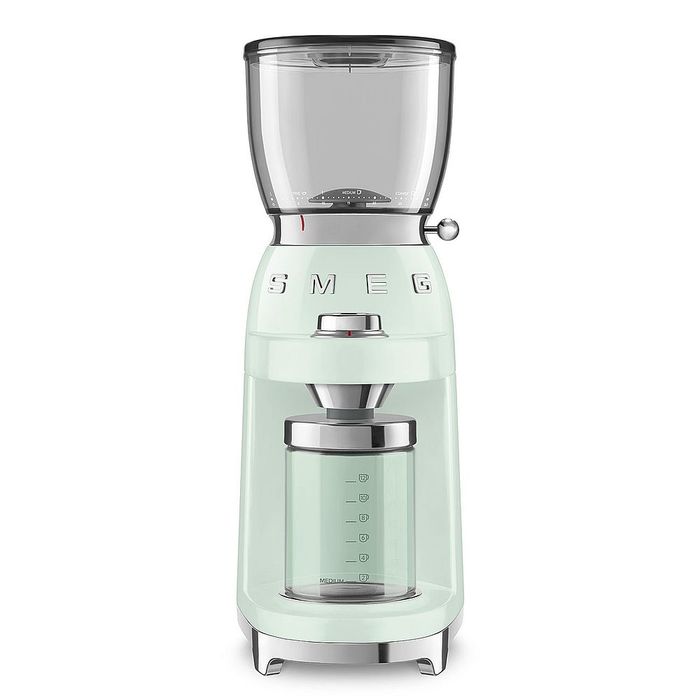 Elektryczny młynek do kawy 50's style Pastelowa zieleń Smeg (CGF11PGEU)