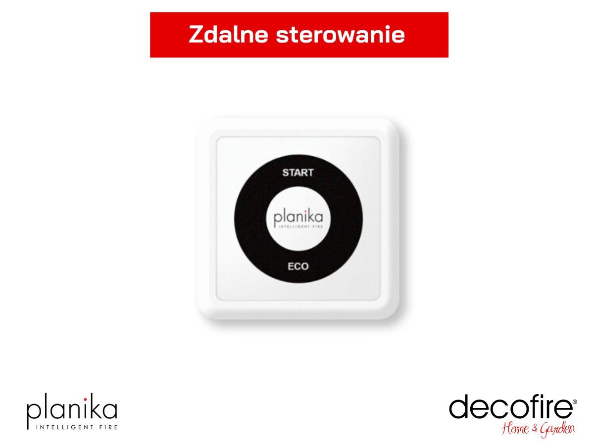 Biokominek Bubble Wall & Floor Planika zdalne sterowanie