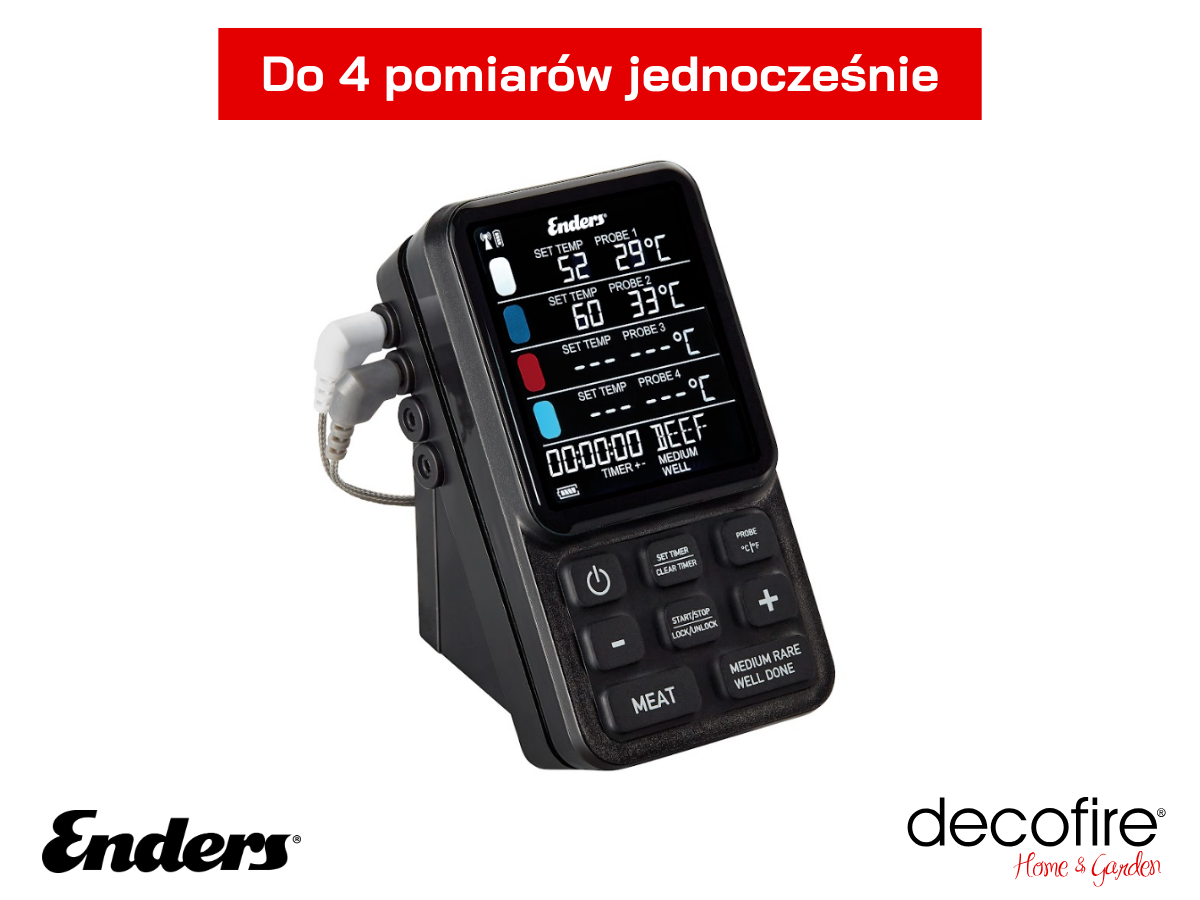 Do 4 pomiarów jednocześnie – 2 sondy w zestawie