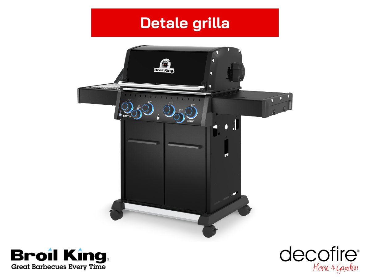Detale grilla – nowa, matowa kolorystyka Black Knight