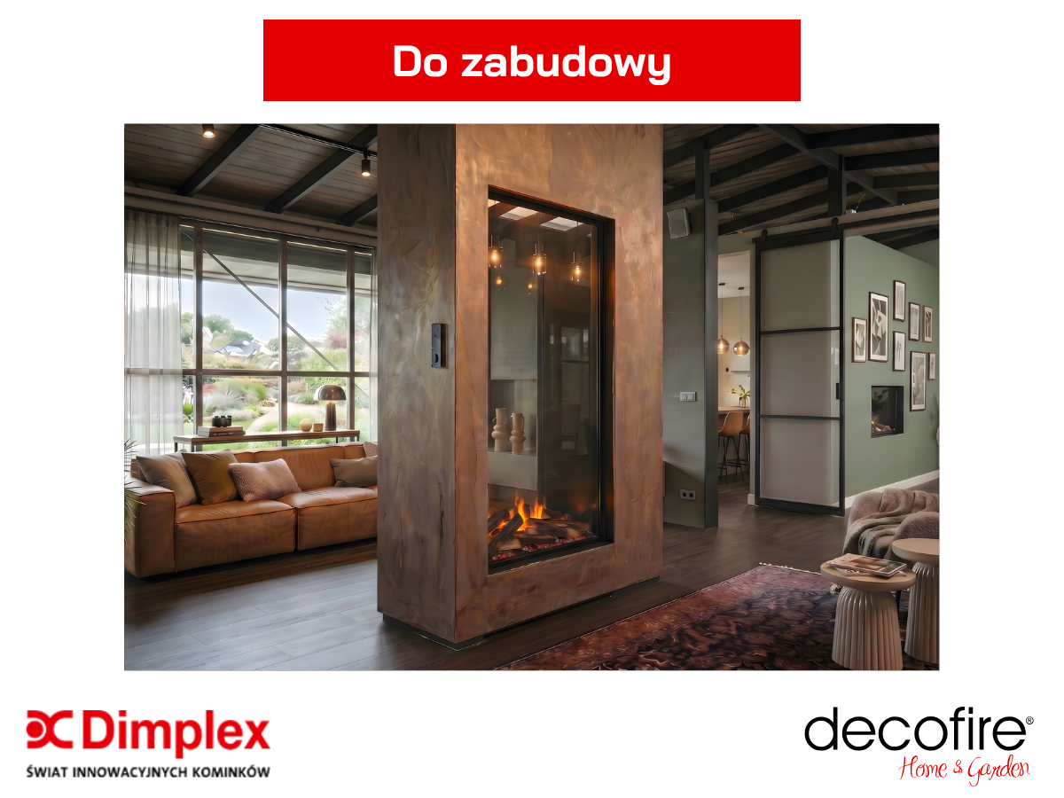 Dimplex kominek elektryczny e‑Matrix 800/1600 ST – łatwy montaż
