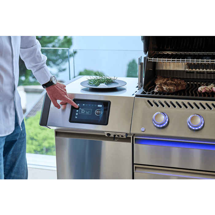 Grill gazowy Napoleon Prestige PRO 665 z palnikiem rożna i palnikiem bocznym Sizzle Zone (PRO665VXRSIBPSS-PL)