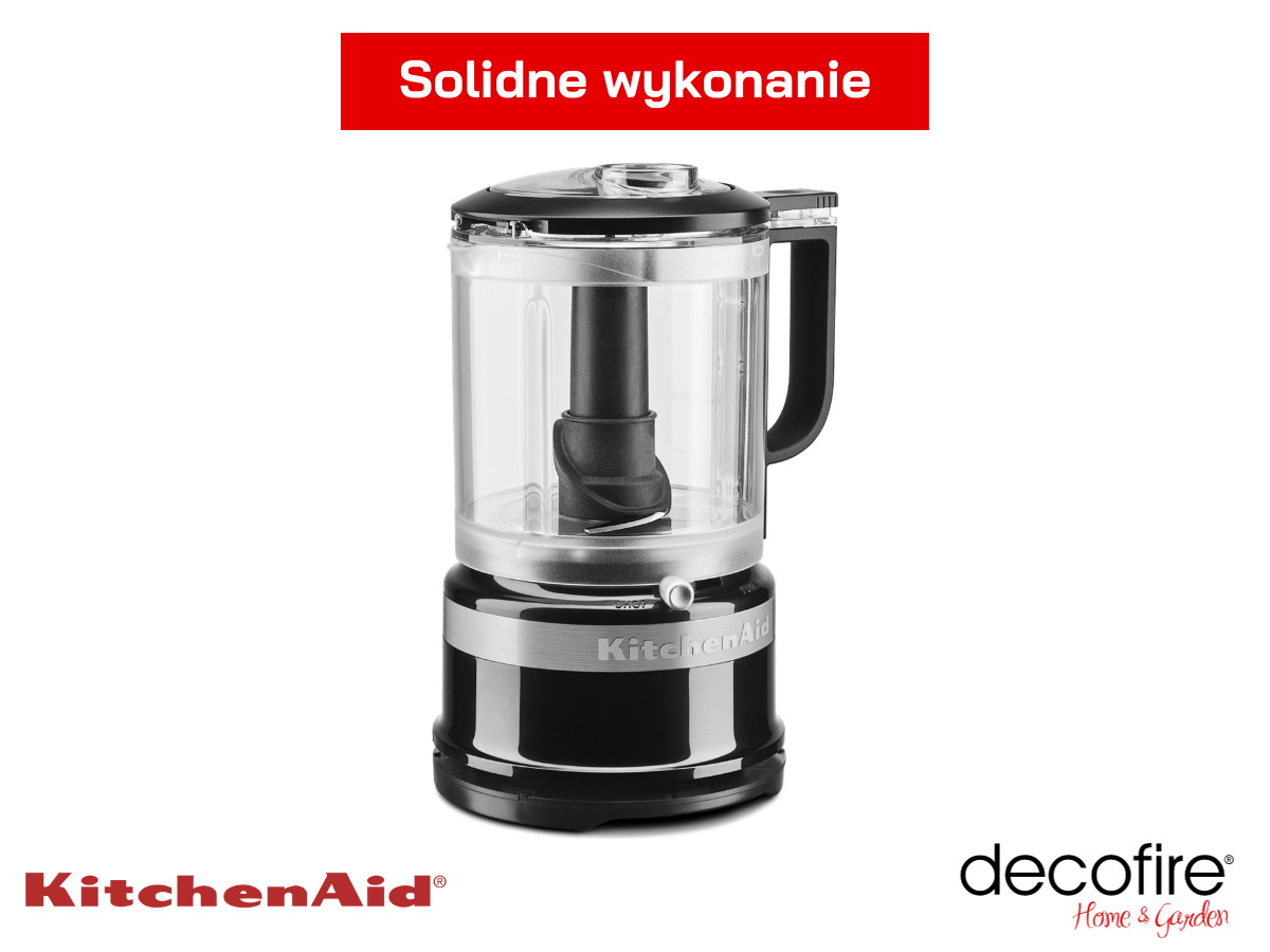 Solidne wykonanie malaksera MINI 1,1 l Onyx Black KitchenAid