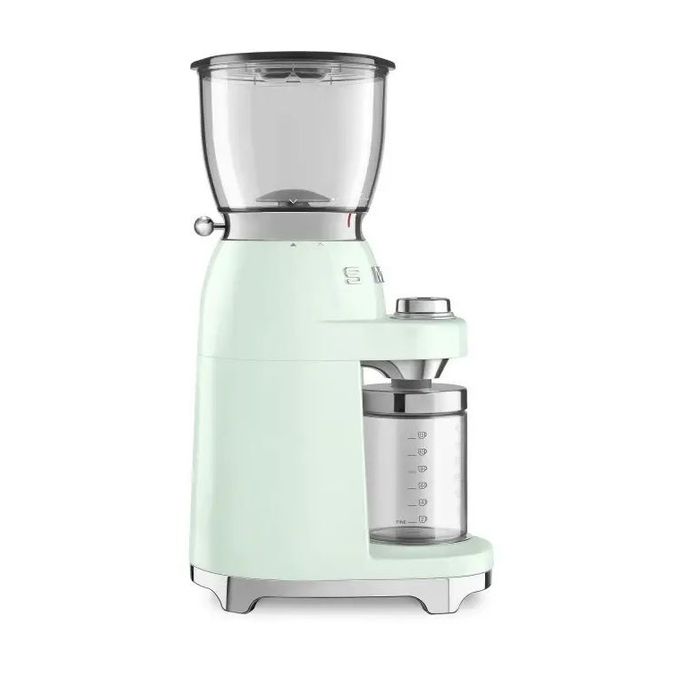 Elektryczny młynek do kawy 50's style Pastelowa zieleń Smeg (CGF01PGEU)