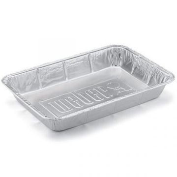 Aluminiowe tacki ociekowe, duże Weber 10 szt. (6416)