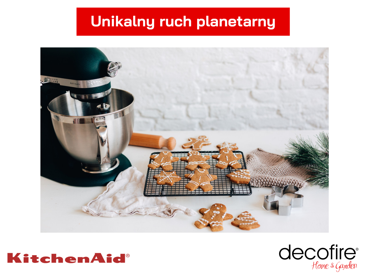 Ruch planetarny miksera Artisan 5 Pebbled Palm 4,8 l KitchenAid