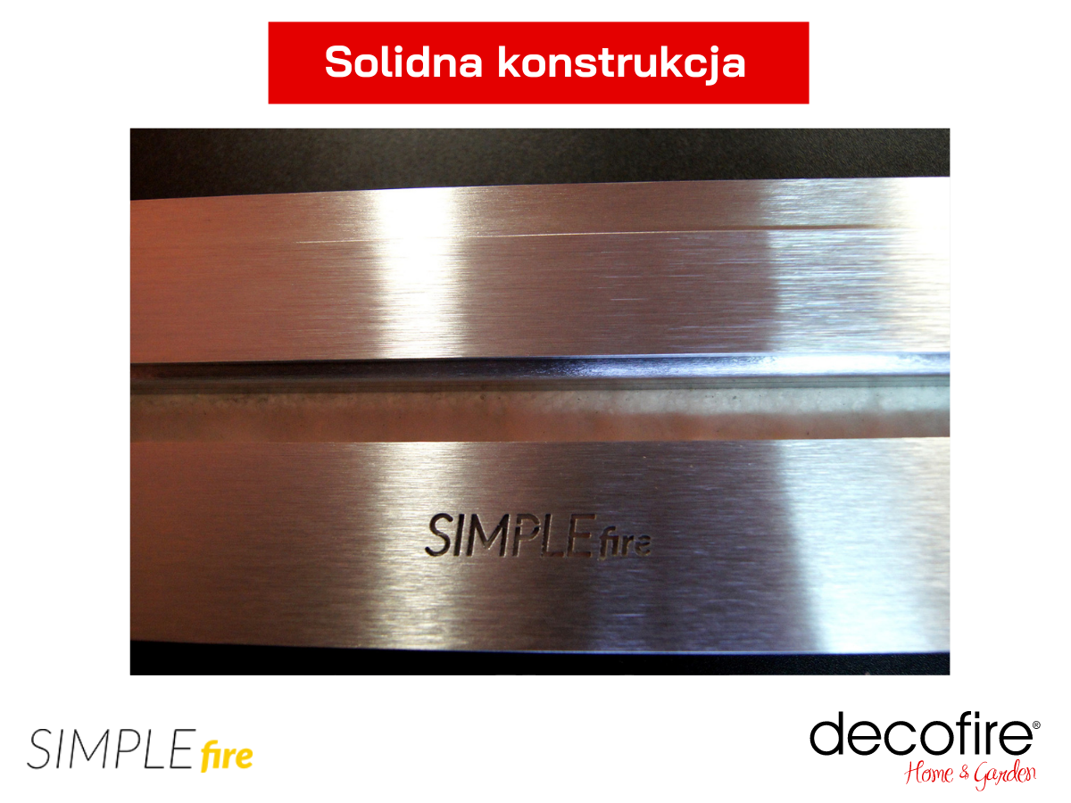 Solidna konstrukcja Simple Fire FIREBOX 600