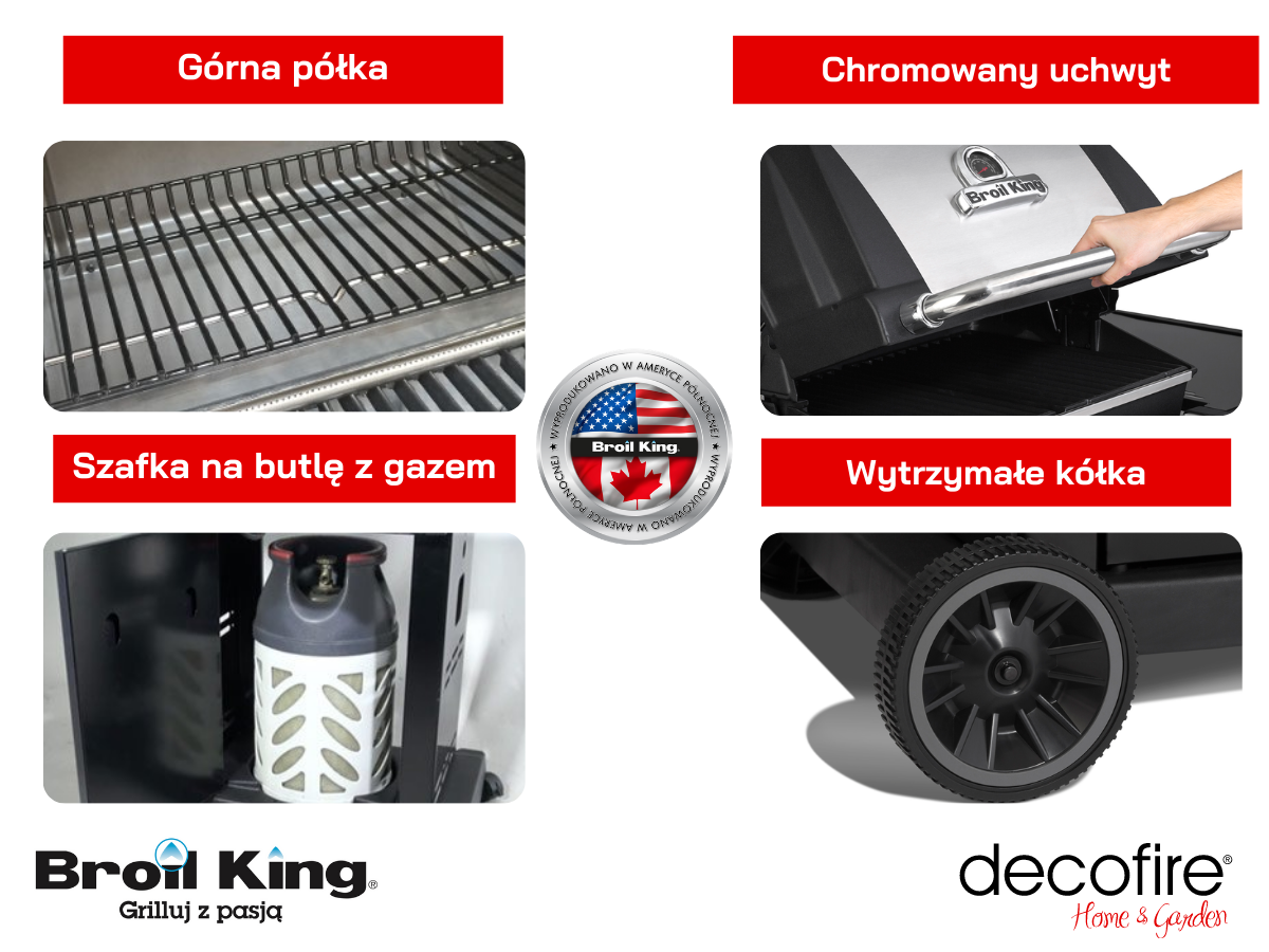 Monarch 340 grill gazowy