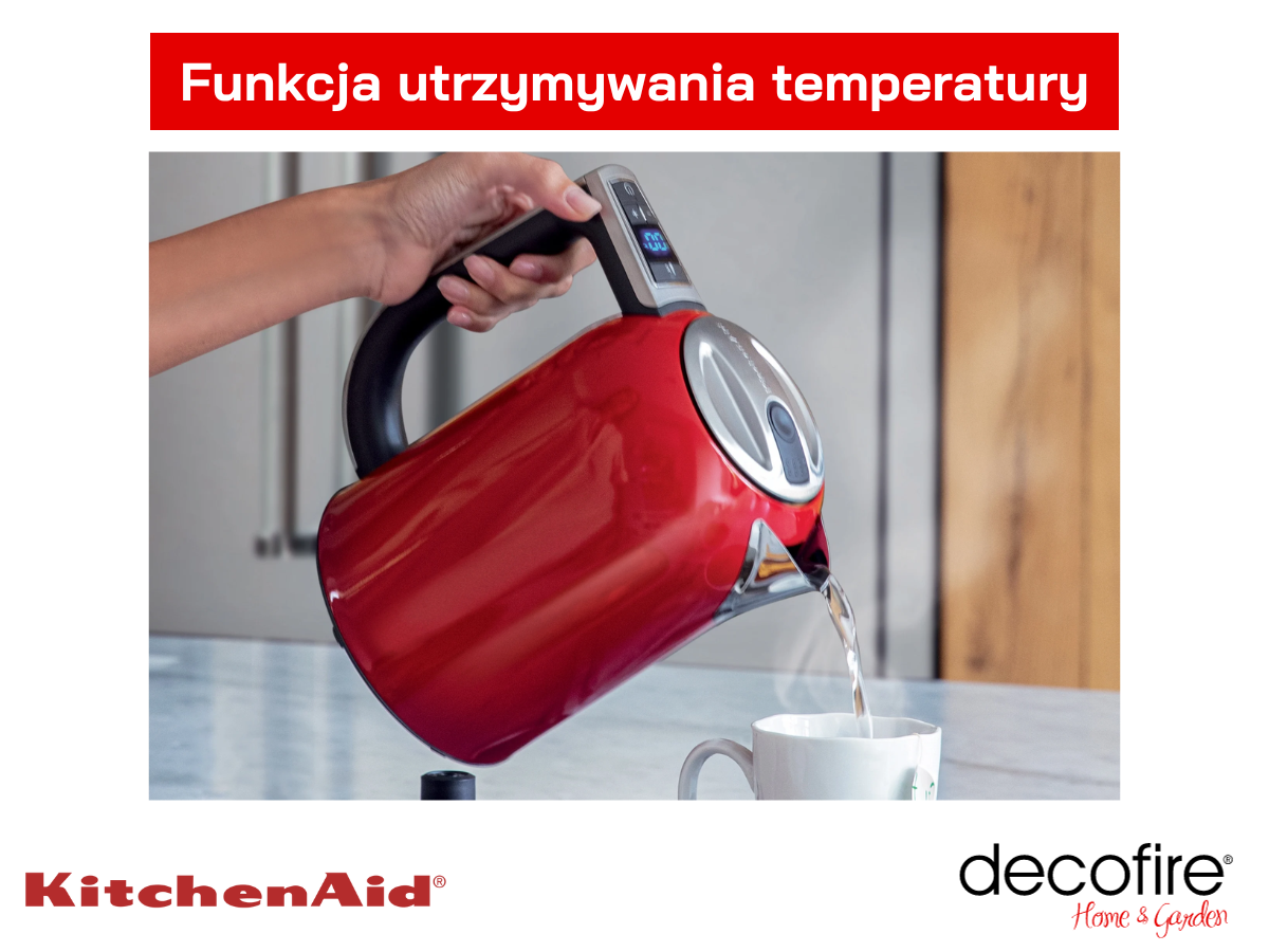 Funkcja utrzymania temperatury w czajniku KitchenAid
