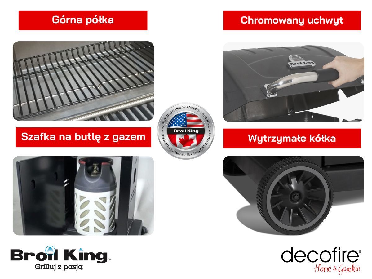 Dodatkowe elementy grilla gazowego Broil King Royal 340