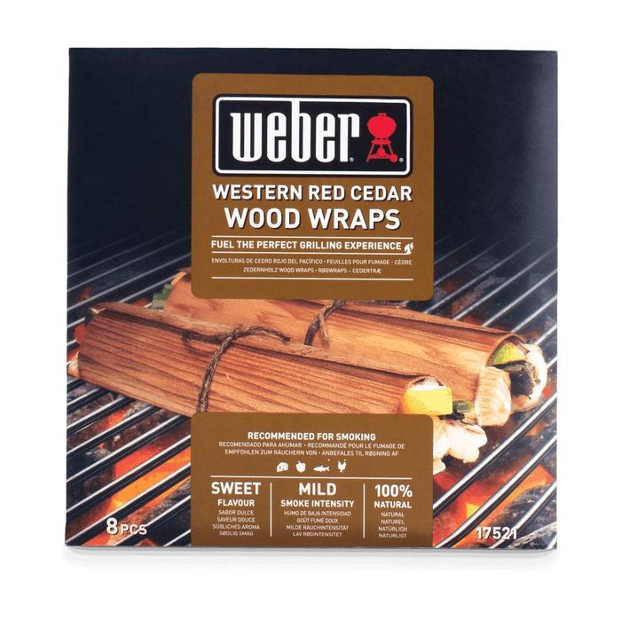Papier cedrowy Wood Wraps do wędzenia 8 szt. Weber (17521)