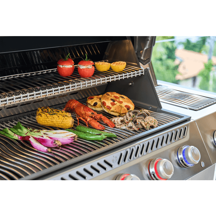 Grill gazowy Napoleon Prestige PRO 665 z palnikiem rożna i palnikiem bocznym Sizzle Zone (PRO665VXRSIBPSS-PL)