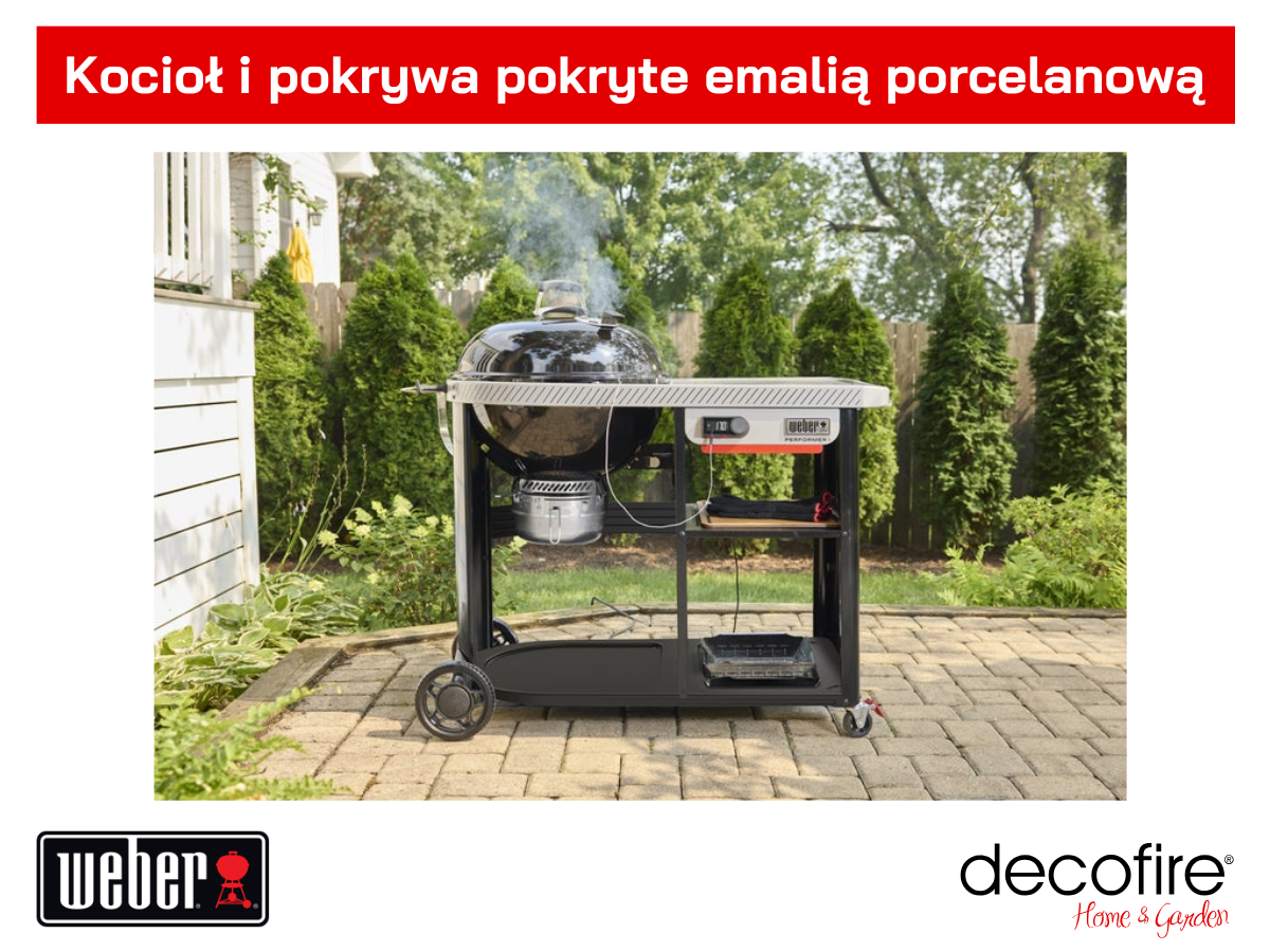 Kocioł i pokrywa pokryte emalią porcelanową