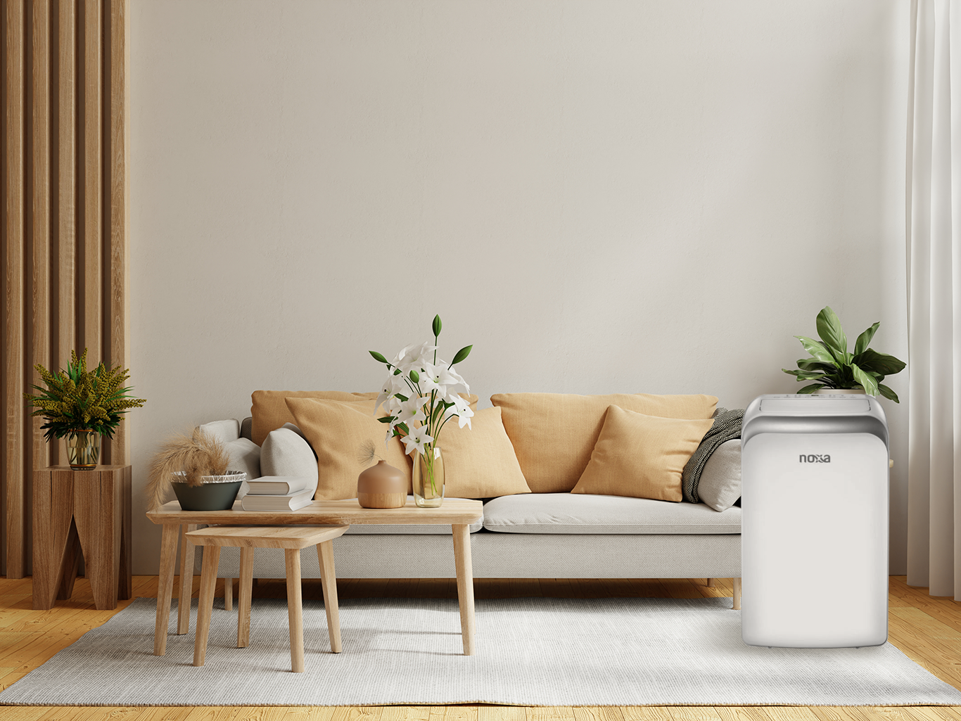 Midea klimatyzator przenośny NOXA NXP-35APO1-CA w salonie