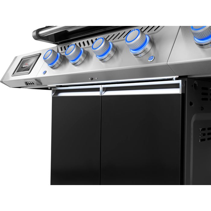 Grill gazowy Napoleon Prestige PRO 500 z palnikiem rożna i palnikiem bocznym Sizzle Zone, Czarny, WiFi (PRO500VXRSIBPK-PL)